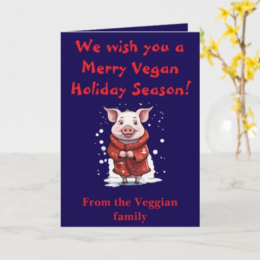 Pigs In Blankets Cute Animal Lover Christmas With カード (黄色い花)