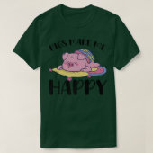 Pigs Make Me Happy Premium 5010 Tシャツ (デザイン正面)