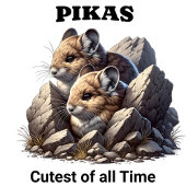 Pika、すべての時間の中で最も可愛い野生動物 Tシャツ