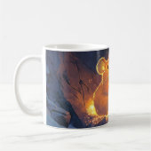 pika est représenté avec une fourrure orange  コーヒーマグカップ (左)