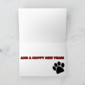 Pika & Ollie Tinselクリスマス – ラビットバニークリスマス シーズンカード (内部)