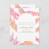 Pikake Wedding 出欠カード (正面/裏面)