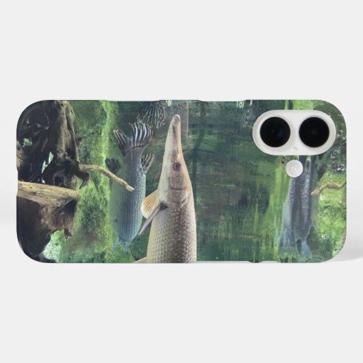 Pike Fish Ckear Water写真 Case-Mate iPhoneケース (裏面 (横))
