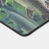 Pike Fish Waterの澄ん写真 デスクマット (コーナー)