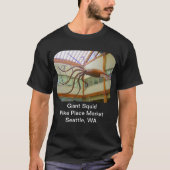 Pike Place Public Giant Squid Seattle, WA ユニセックス Tシャツ (正面)