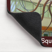 Pike Place Public Market Giant Squid Seattle, WA マウスパッド (コーナー)