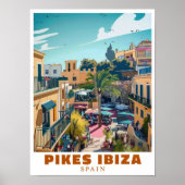 Pikes Ibiza ナイトクラブ ウォールアート - イビサ ウォールアート - (正面)