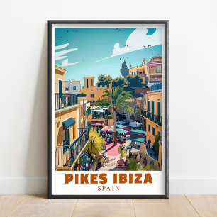Pikes Ibiza ナイトクラブ ウォールアート - イビサ ウォールアート -