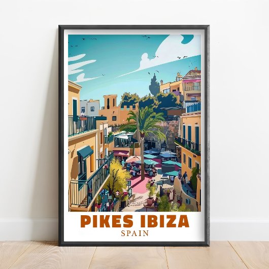 Pikes Ibiza ナイトクラブ ウォールアート - イビサ ウォールアート -