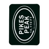 Pikes Peak 14,110 FT Colorado Rocky Mountain マグネット (縦)