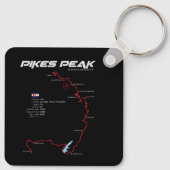 Pikes Peak Colorado USA Route 01 キーホルダー (裏面)