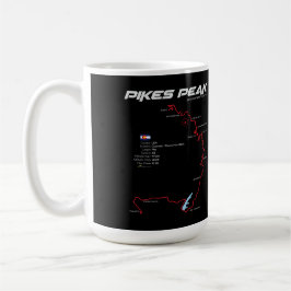 Pikes Peak Colorado USA Route 01 コーヒーマグカップ