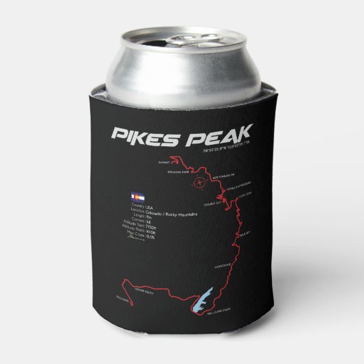 Pikes Peak Colorado USA Route 01 缶クーラー (缶正面)