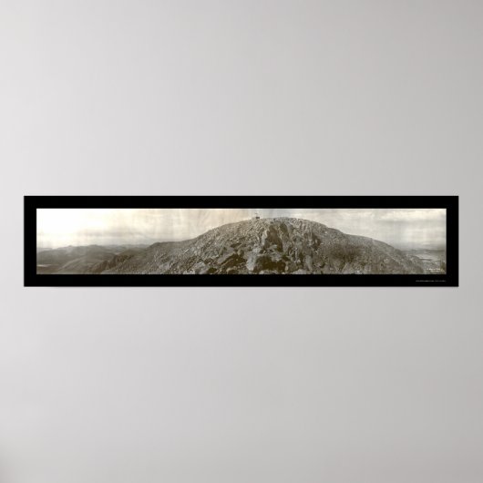 Pikes Peak Summit CO写真1908 ポスター (正面)