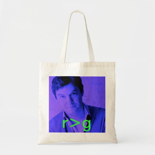 Pikettyの#Basedトート トートバッグ (正面)