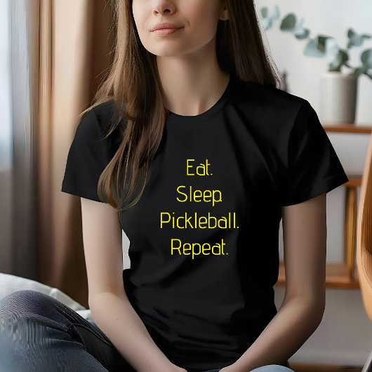 Pikleball恋人の夢:彼女の黄色のためのギフト Tシャツ