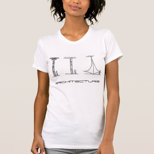 Pilares da arquitetura tシャツ (正面)