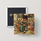 Pilateの前のキリスト 缶バッジ (正面&裏面)