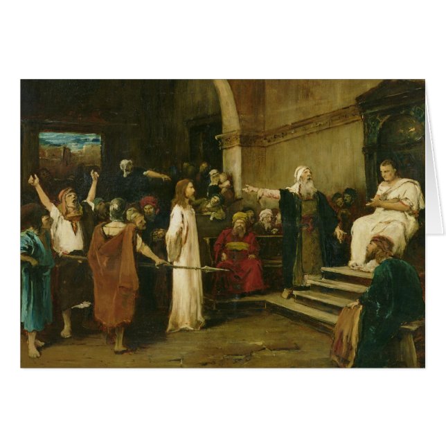 Pilate 1880年の前のキリスト (正面横)