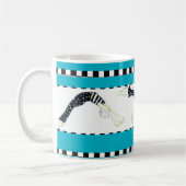 "pilatesおよびコーヒー"マグ マグカップ (左)