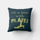 PILATESとよくして下さい クッション (裏面)