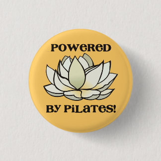 Pilatesのはすによって動力を与えられる 缶バッジ