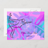 Pilatesのダンス、ヨガか。か。 ポストカード (正面/裏面)