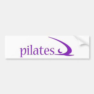 Pilatesのデザイン! バンパーステッカー