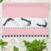 Pilatesのトリオのトレーニング キッチンタオル (折り畳み)