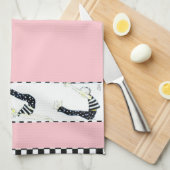 Pilatesのトリオのトレーニング キッチンタオル (四つ折り)