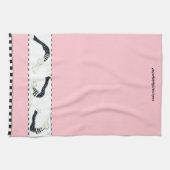 Pilatesのトリオのトレーニング キッチンタオル (横)