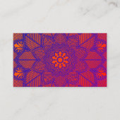 Pilatesのヨガのインストラクターの先生の曼荼羅 名刺 (正面)