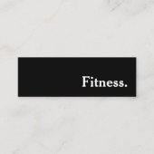 Pilatesのヨガのインストラクターの先生 スキニー名刺 (正面)