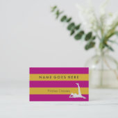 Pilatesの名刺に"印を付けます" 名刺 (スタンド正面)