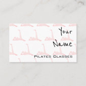 Pilatesの名刺を"エコーします" 名刺 (正面)