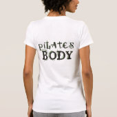 pilatesはこの体を形づけました tシャツ (裏面)