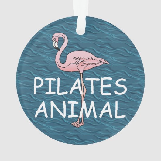 Pilates上の動物 オーナメント (裏面)