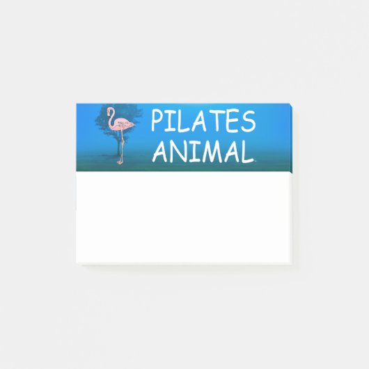 Pilates上の動物 ポストイット (正面)