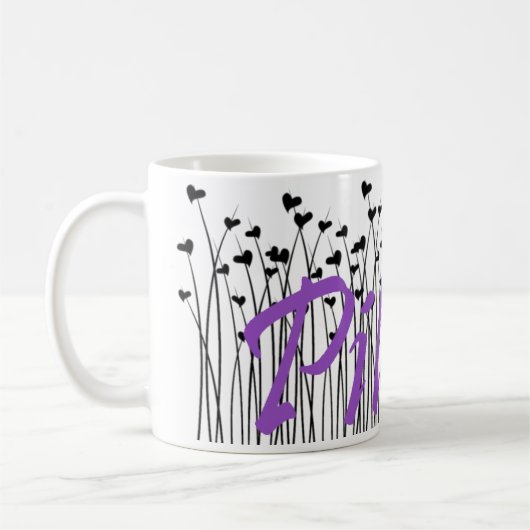 Pilates方法ファン! Pilatesのギフト コーヒーマグカップ (左)