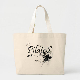 Pilates方法ファン! Pilatesの芸術 ラージトートバッグ
