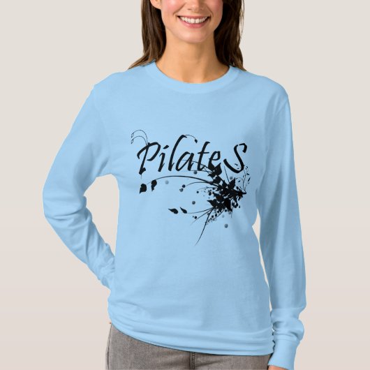 Pilates方法ファン! Pilatesの芸術 Tシャツ (正面)