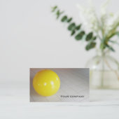 "Pilates球"の二重顔の名刺 名刺 (スタンド正面)