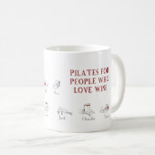pilates コーヒーマグカップ (正面右)