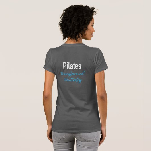 Pilates 500 classes shirt tシャツ (裏面フル)