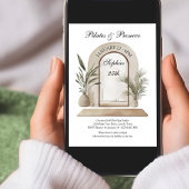 Pilates and Prosecco Wellness Themed Birthday 招待状