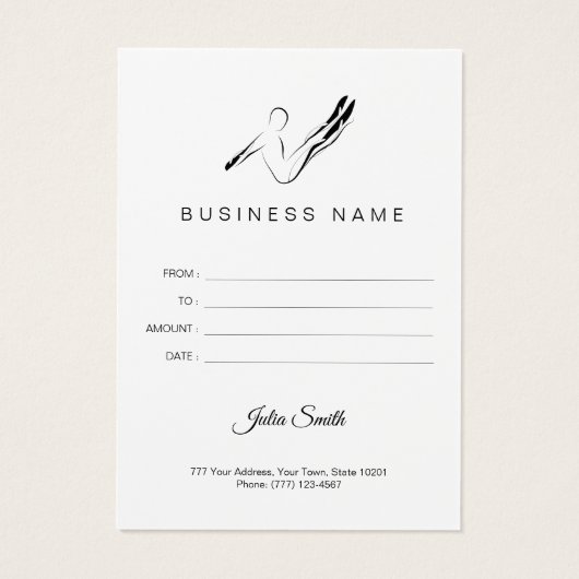 Pilates Boomerang pose (裏面)