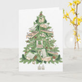 Pilates Christmas Tree カード (黄色い花)