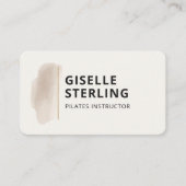 Pilates Instructor 名刺 (正面)