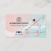 Pilates Instructor Business | Colorful Spirit 名刺 (裏面)