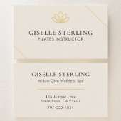 Pilates Instructor Lotus 名刺